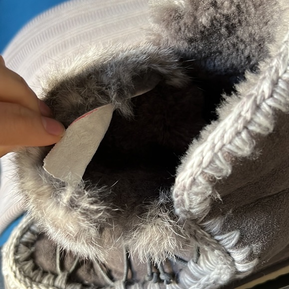 Grey Eskimo Dream Catcher lace up Mou Boots - Picture 10 of 15